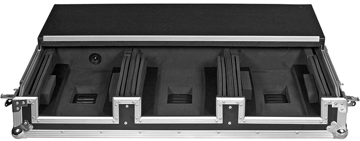 Flight Console DJ CDJ-2000NXS2 / DJM-900 LTS Argento