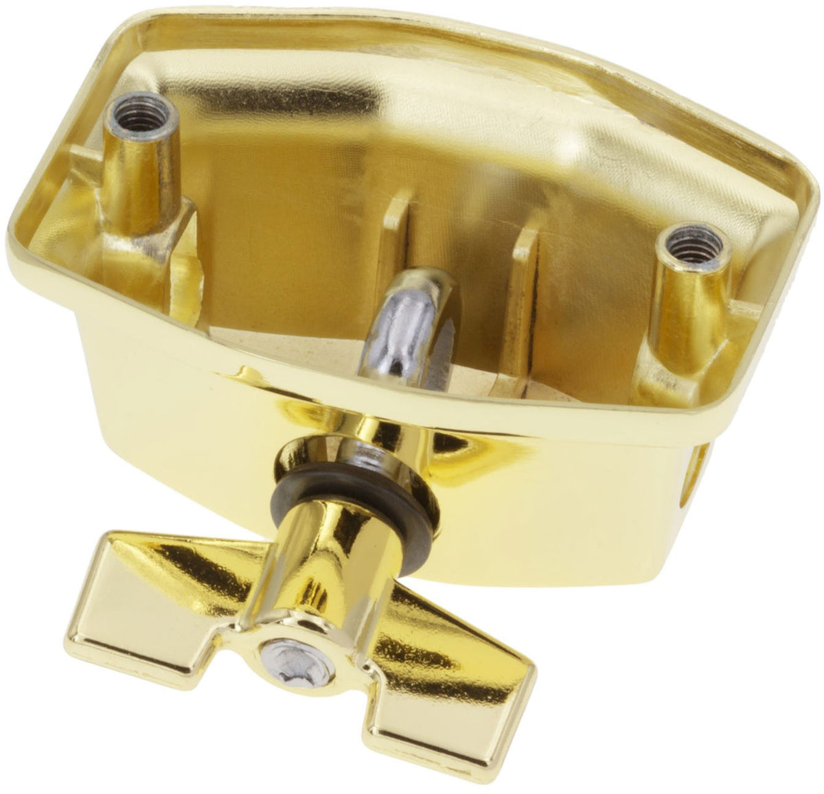 TB8BR - Supporto per Tom / Tom a terra Ø9.5-10.5mm - 52mm Ottone (x1)