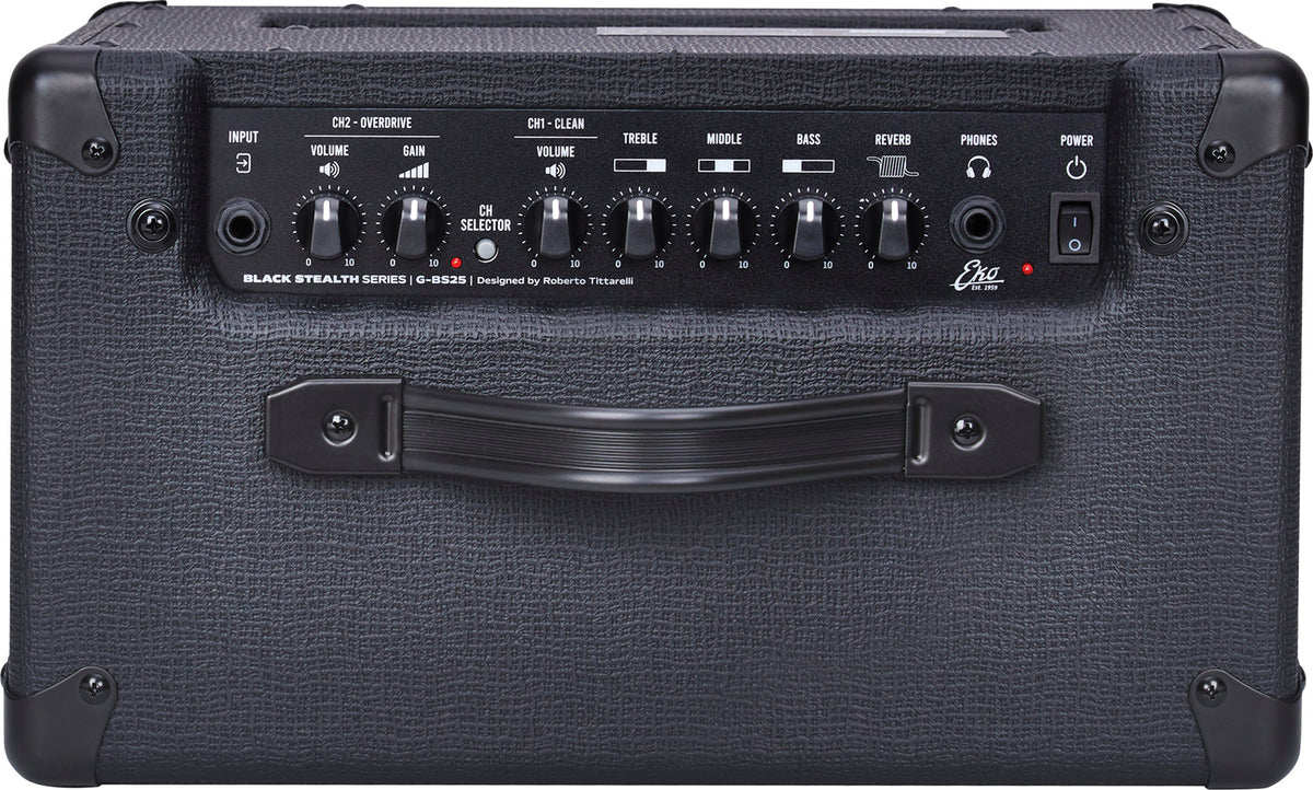2 channels + FX loop + Reverb - 10" speaker - 25W