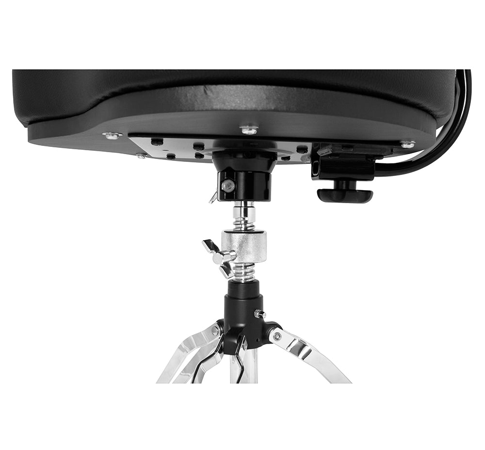 SPG-BBR DRUM THRONE SPINAL-G BACK REST BLACK - 3 LEG BASE