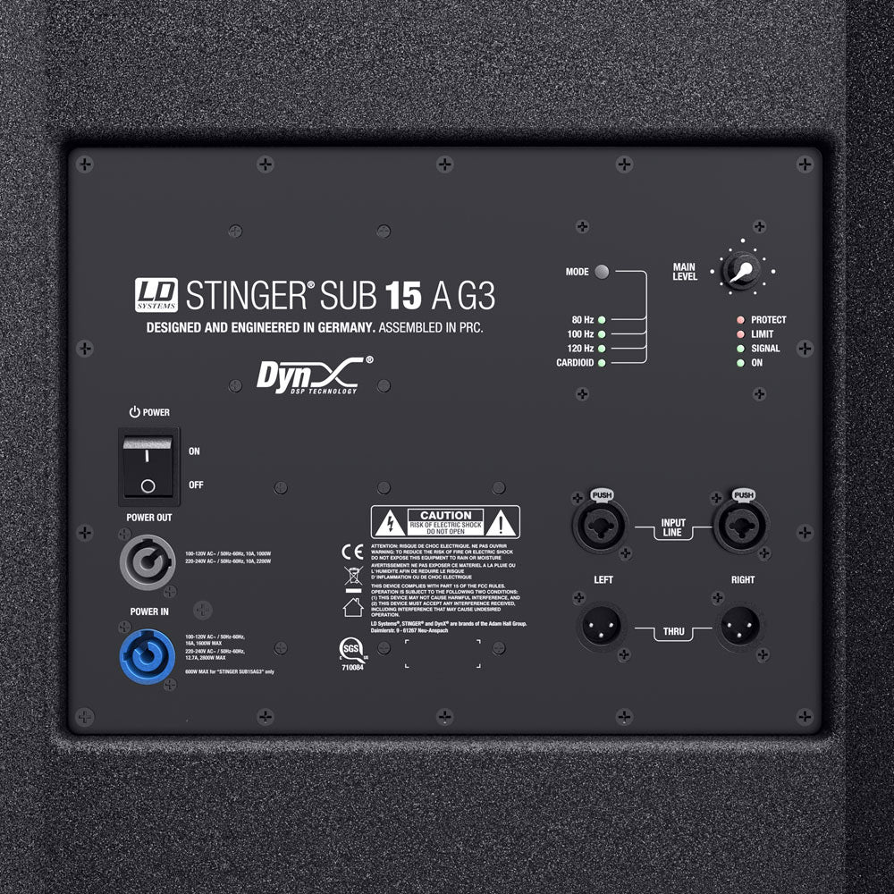 LDESUB15AG3 - Subwoofer attivo da 15 pollici