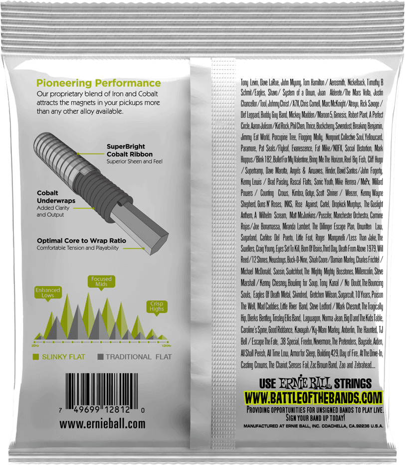 2812 Flatwound Regular Slinky 50-105