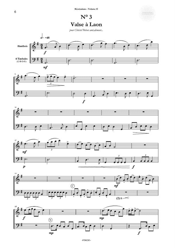 Sauvage D. - Récréations Vol. 2 - Timpani