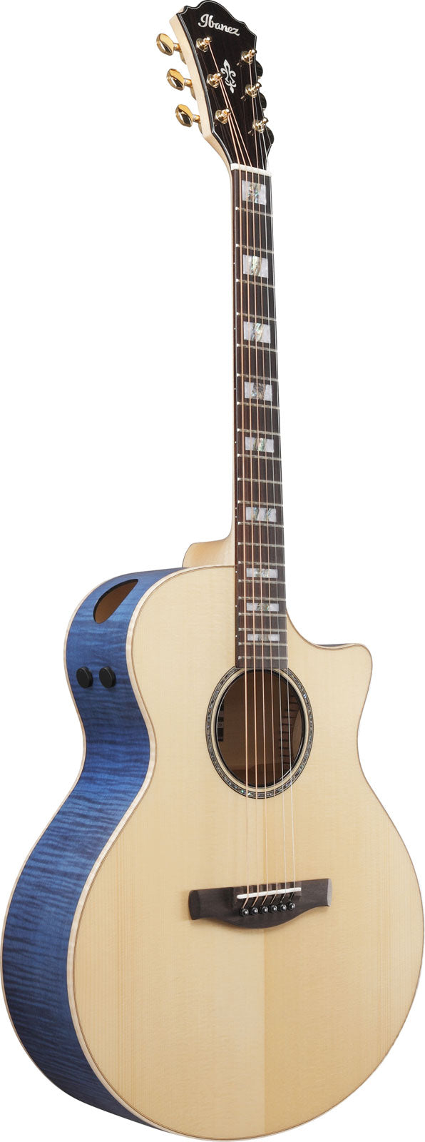 AE390-NTA Tavola naturale, cassa blu acquamarina