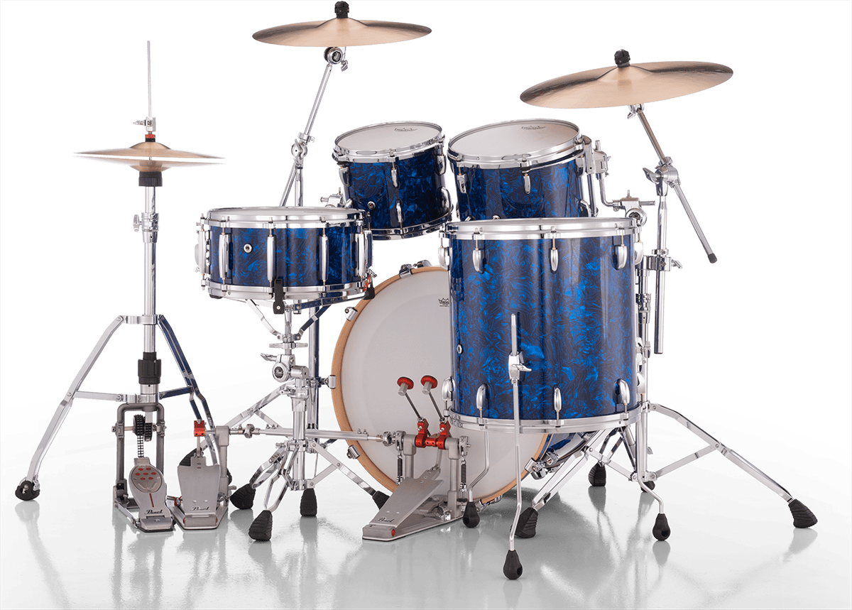 Masters Maple Gum Stage 22 GYROLOCK-l Abalone Blu
