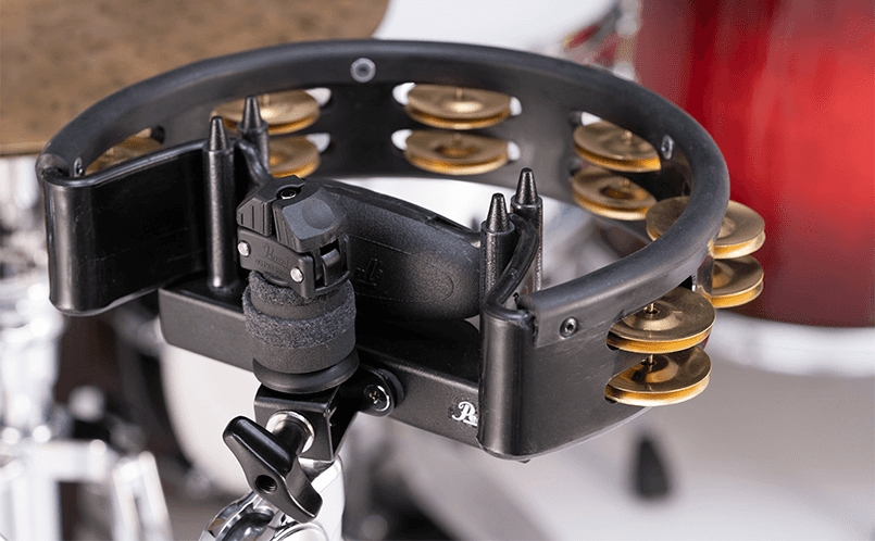 PTM-10GHX QUICKMOUNT TAMBOURINE WITH BRASS JINGLES