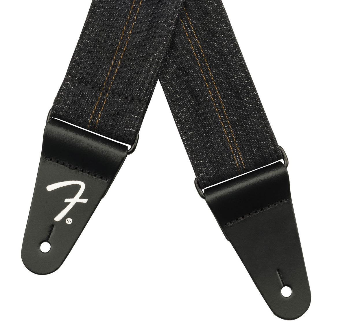 x Tracolla in denim Wrangler Nero slavato Cucitura