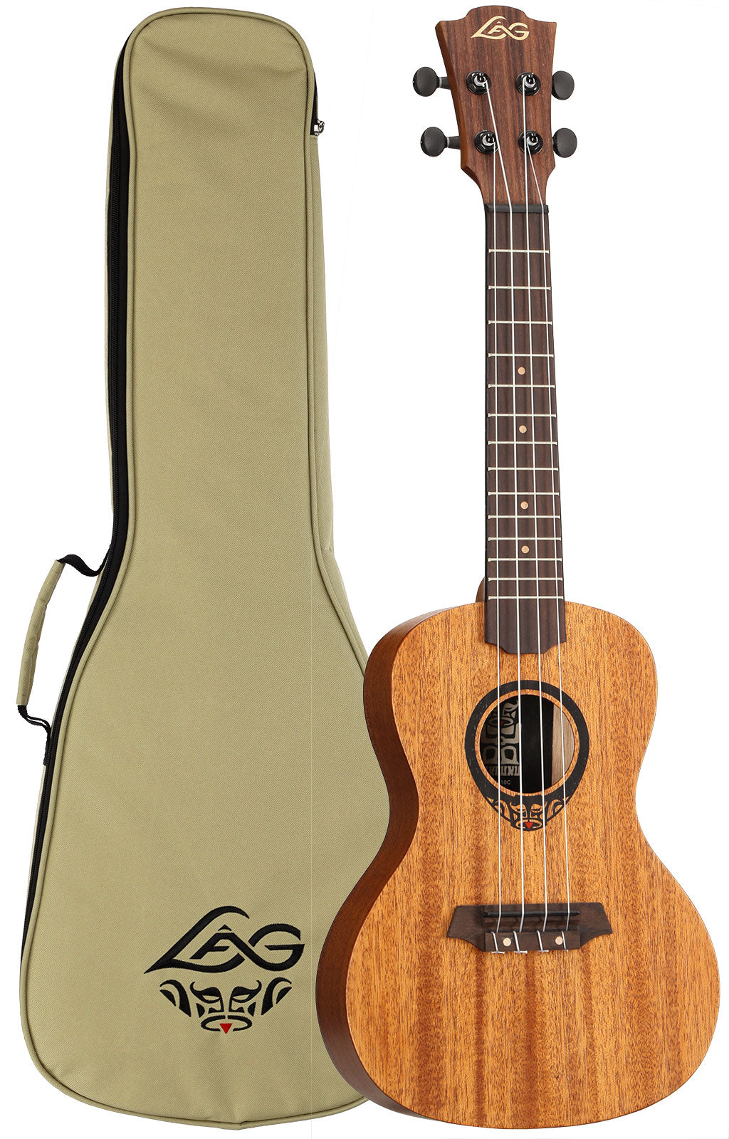 Tiki Tku110C Ukulele Concerto con fondo arcuato sottile
