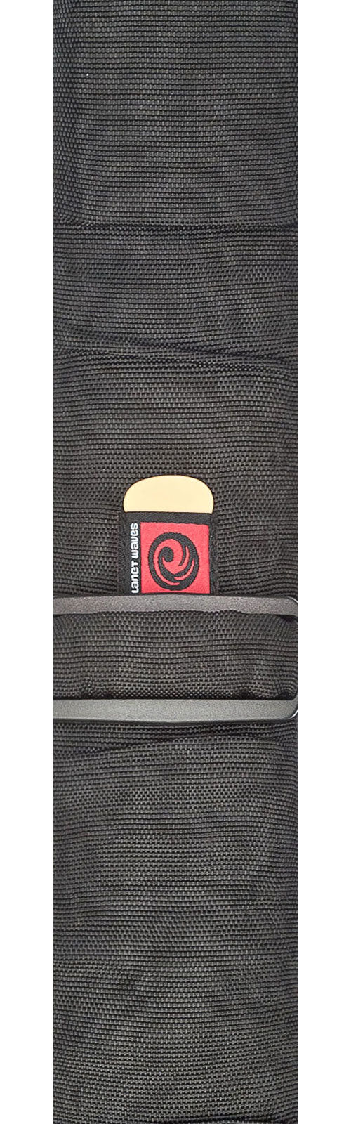3 INCH WIDE BASS GUITAR STRAP W/ INTERNAL PAD BLACK