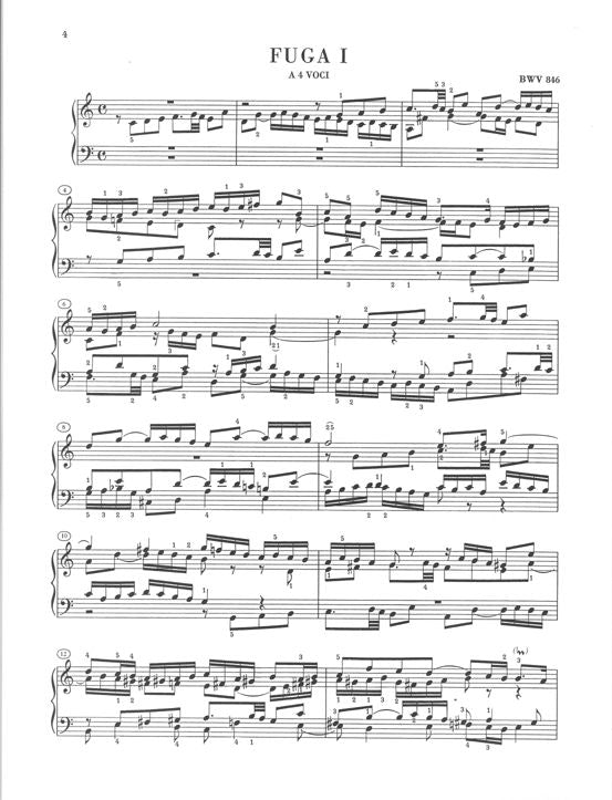 Le Clavier Bien Tempéré - Bach