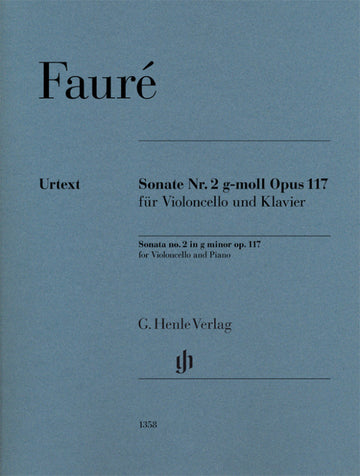 Faure Gabriel - Sonate N°2 Op.117 - Violoncelle & Piano