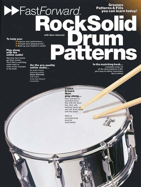 Fast Forward Rock Solid Drum Patterns + Audio - Drums