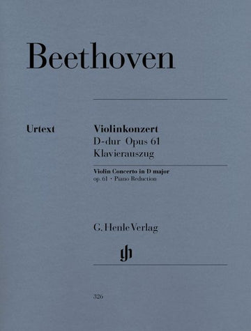 Beethoven L.V. - Concerto in re maggiore Op. 61 per violino e orchestra