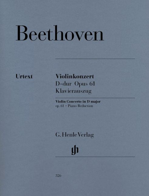 Beethoven L.V. - Concerto in re maggiore Op. 61 per violino e orchestra
