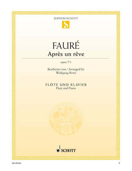 Fauré - Après Un Rêve Op. 7/1 - Flauto e Pianoforte