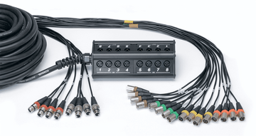 Box da Palco 16 Ingressi 8 Uscite Cavo XLR 30 M