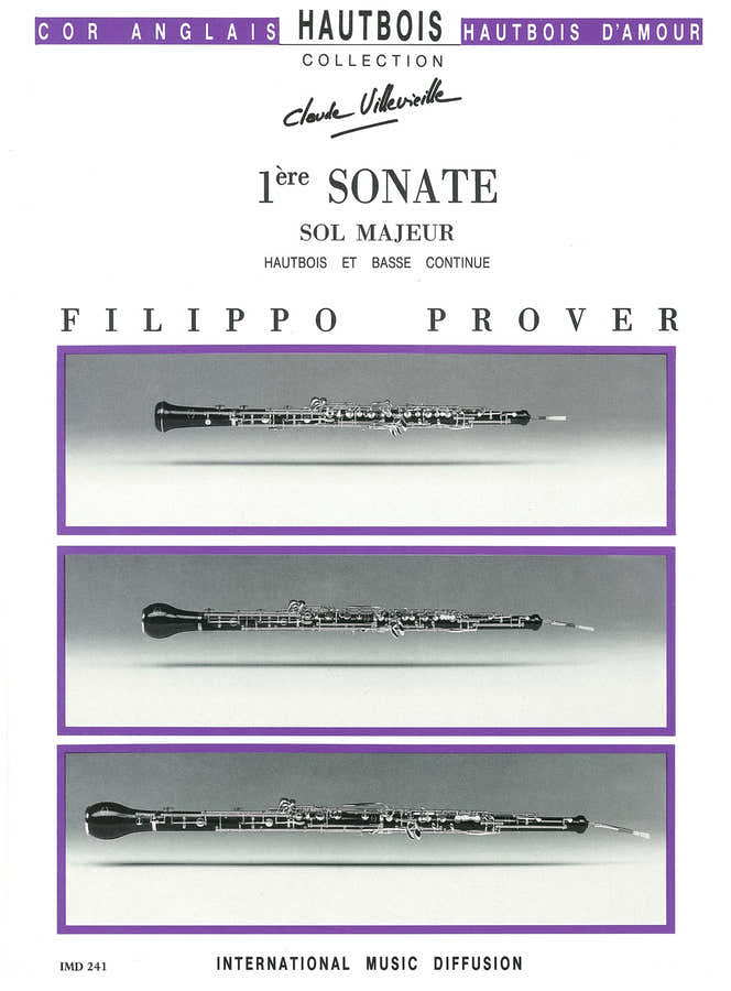 Prover - 1ère Sonate - Oboe & B.C.