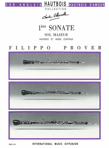 Prover - 1ère Sonate - Hautbois & B.C.