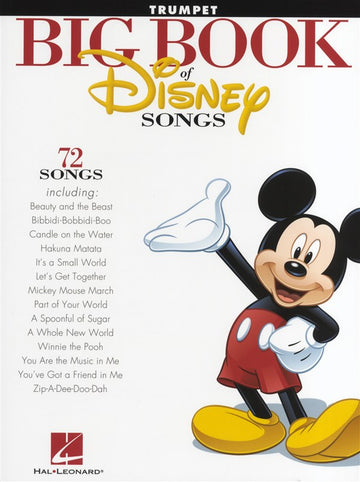 Il grande libro delle canzoni Disney Raccolta strumentale - tromba