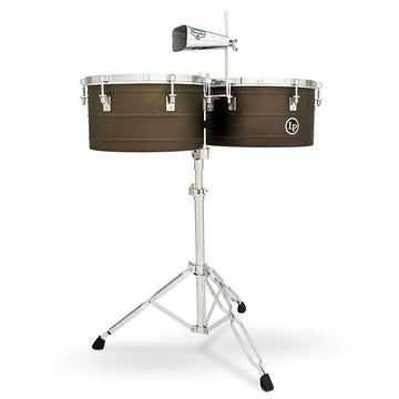 M258 Timbales 14"/15" Matador Acciaio con Finitura Anticata