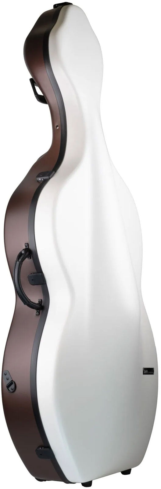 Custodia Violoncello 4/4 Hightech Caramella + Ruote - Bianco/Marrone