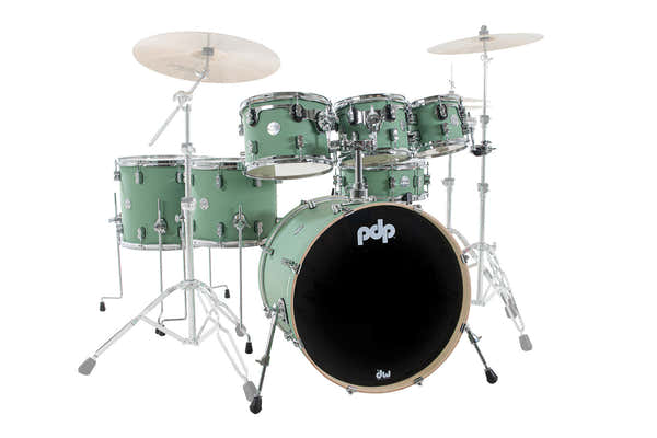 PDP By DW SHELL SET CONCEPT MAPLE FINISH PLY CM7 KIT 22" SATIN SEAFOAM PDCM2217SF