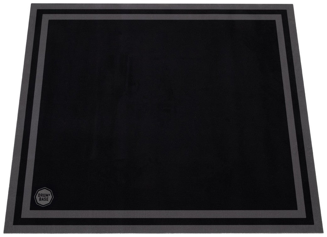 Sospensione Libera e Riduzione del Rumore d'Impatto di 27dB - Tappeto per Batteria 1.85 x 1.65m - Stage Black