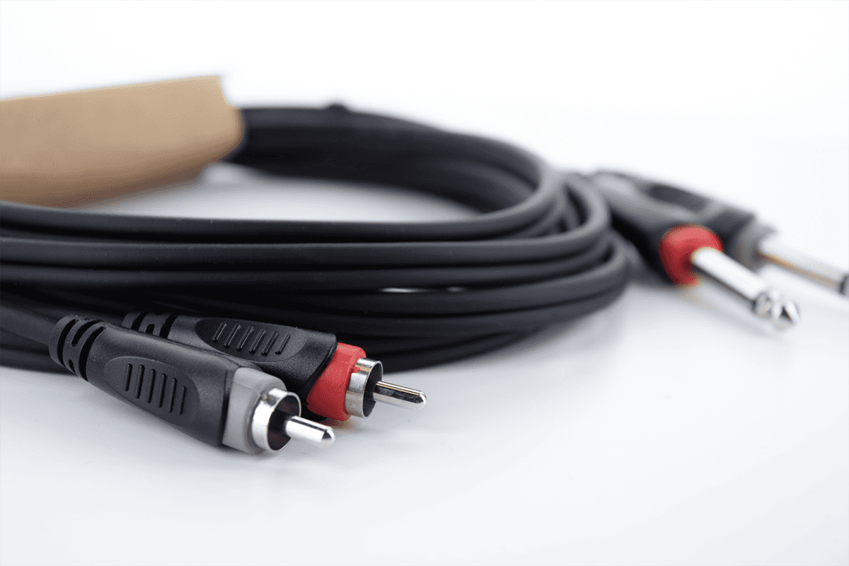Cavo Audio Doppio Jack Mono - RCA 3 M