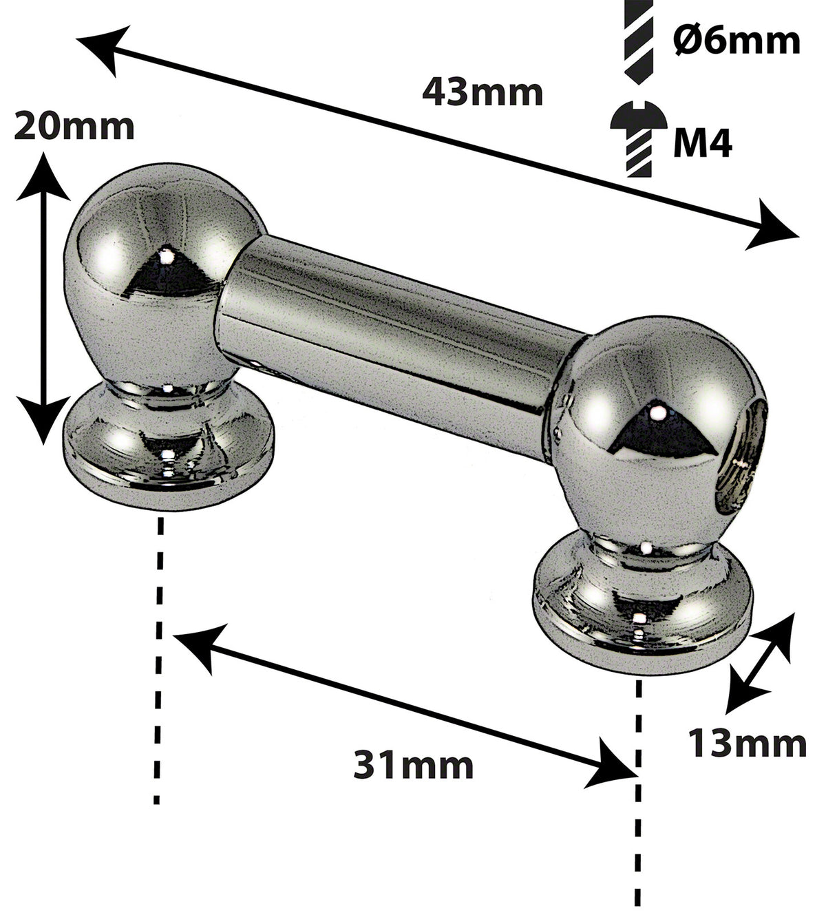 TL1D31 - BLOCCHETTO TUBO - 31MM - DOPPIO (X1)