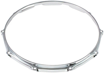 HB25-14-10S - Cerchio 14" 10 Tiranti Lato Risonante Ottone Cromato Super Tripla Flangia 2.5mm