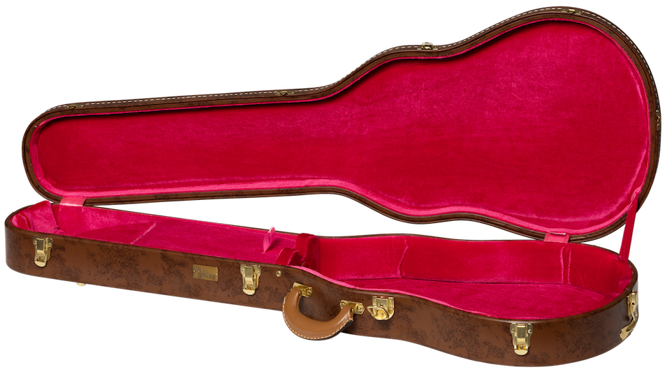 Custodia Les Paul Lifton Historic "5-latch" Marrone/Rosa