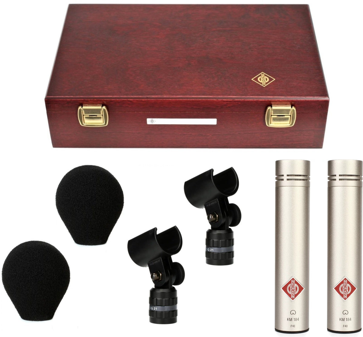 KM 184 Set stereo Nichel