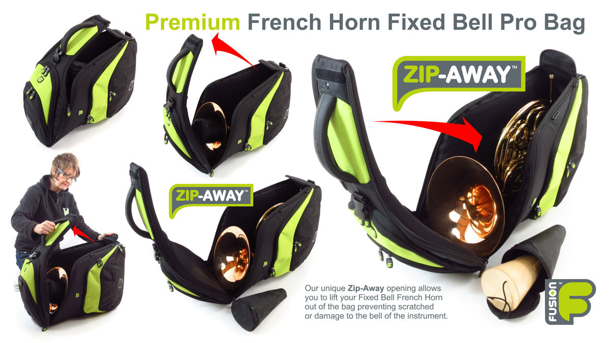 Premium Pro Black Horn (Fixed Bell) Case
