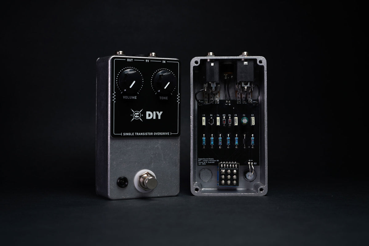Confezione di pedali Cir-Kit Overdrive a transistor singolo