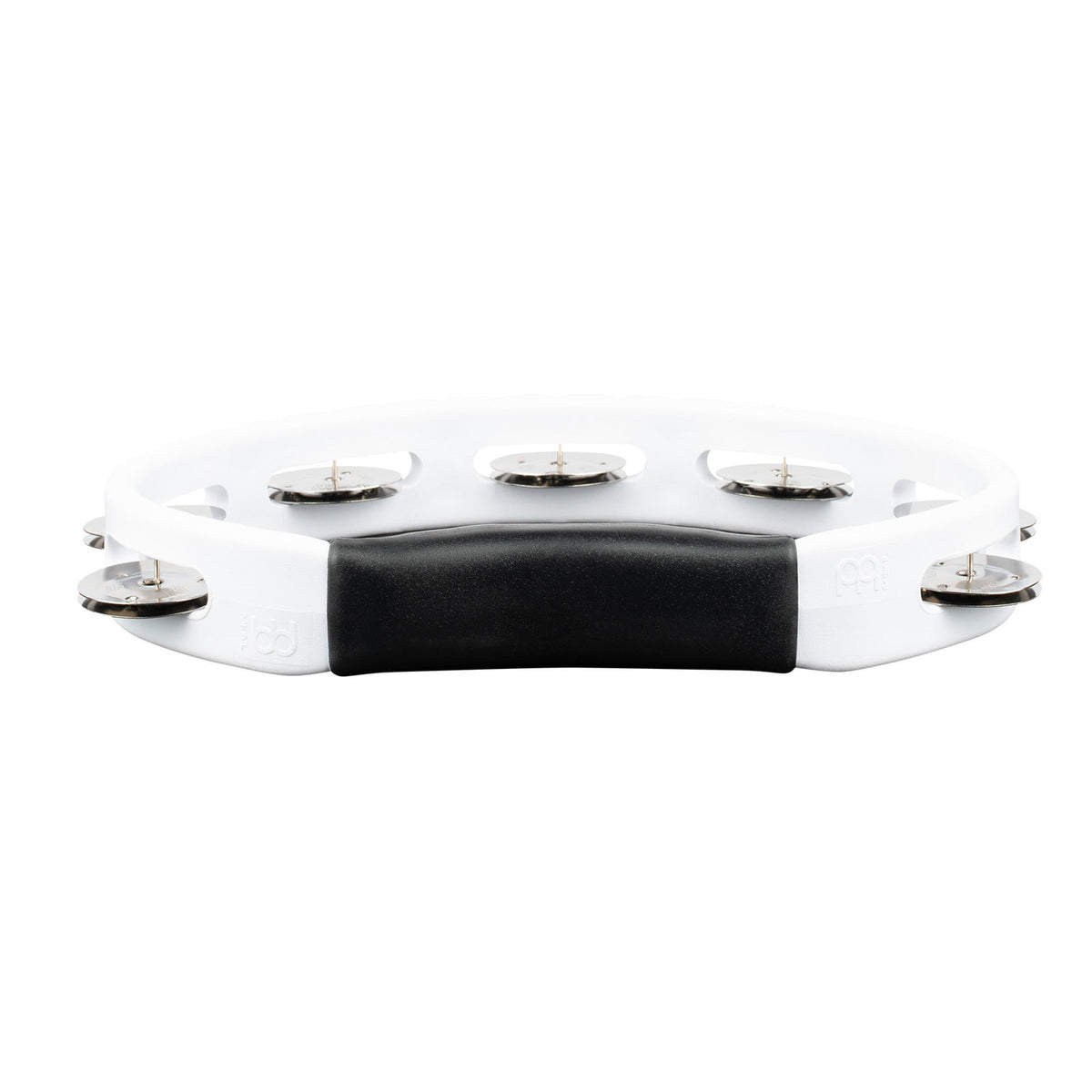 HTWH - Tamburello ABS Mezzaluna 1 Fila di Piattini Bianco
