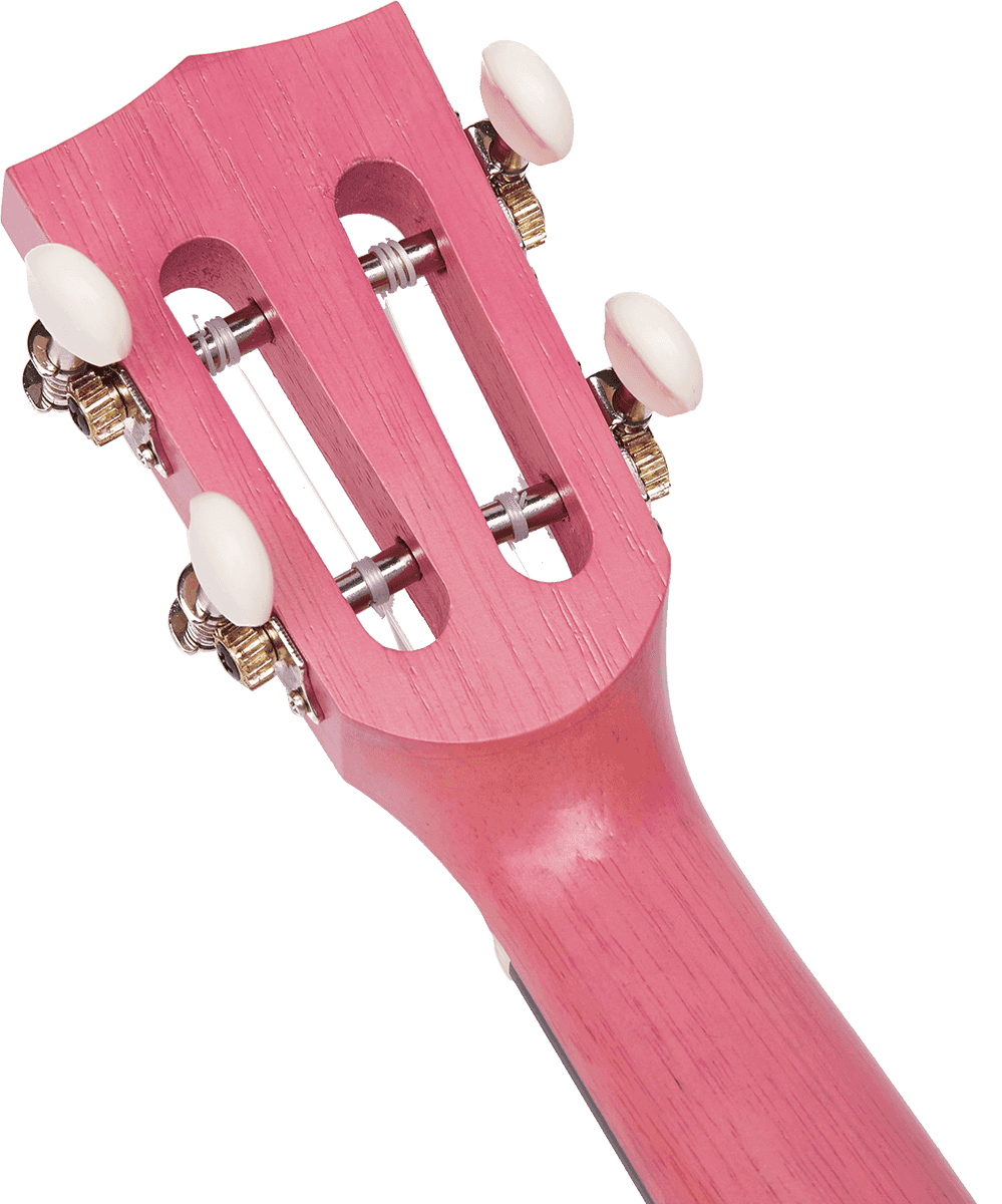 Ukulele Island Concert Coral Pink + Custodia