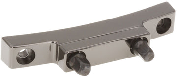 STOB5-BK - Piastra di testa Pressofuso "Deluxe" Tendicordiera Cordiera Nero 62mm