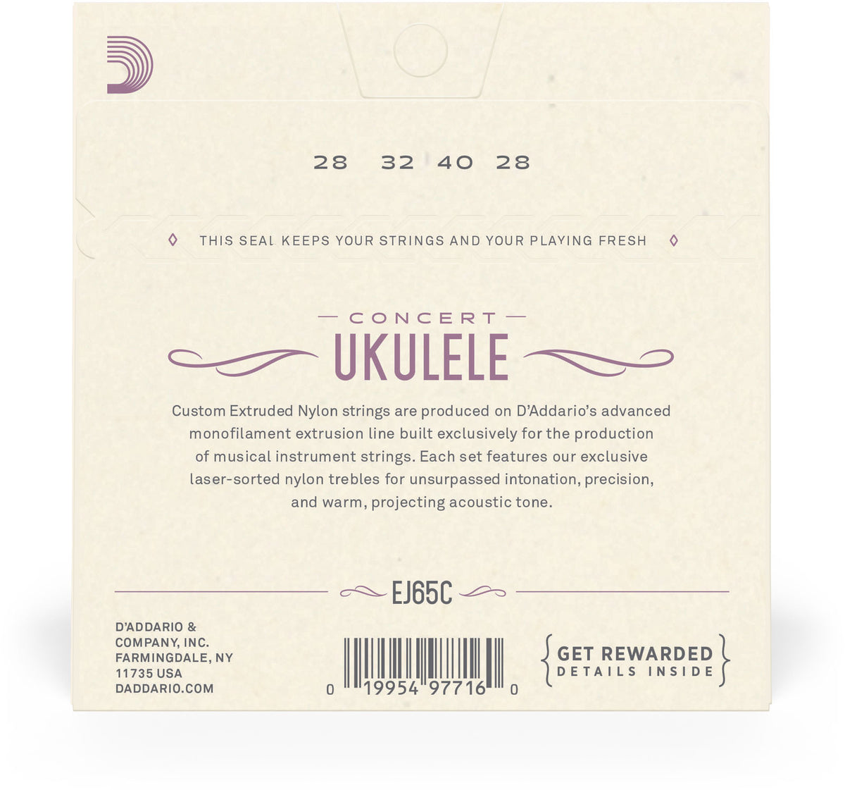 EJ65c Corde per Ukulele Concerto