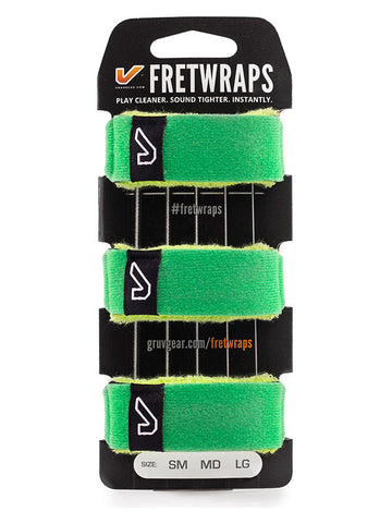 FretWraps Confezione da 3 Verde foglia - Medio