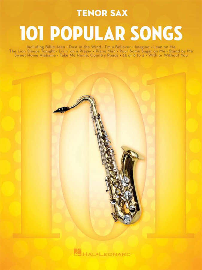 101 Popular Songs Sassofono Tenore