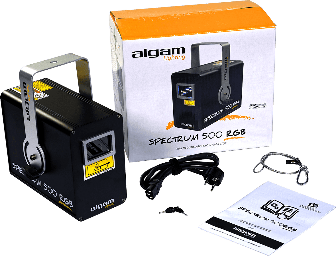 SPECTRUM 500 RGB - LASER POLICROMO VERDE ROSSO BLU