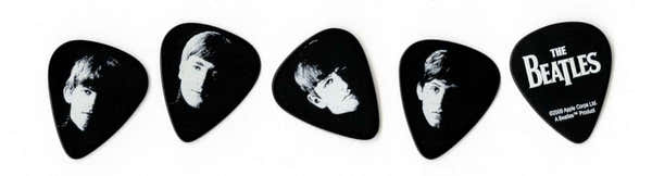 Beatles Plettri per chitarra Meet The Beatles Confezione da 10 Spessi