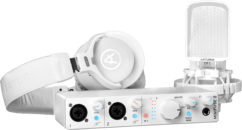 Arturia MiniFuse Kit di registrazione Bianco