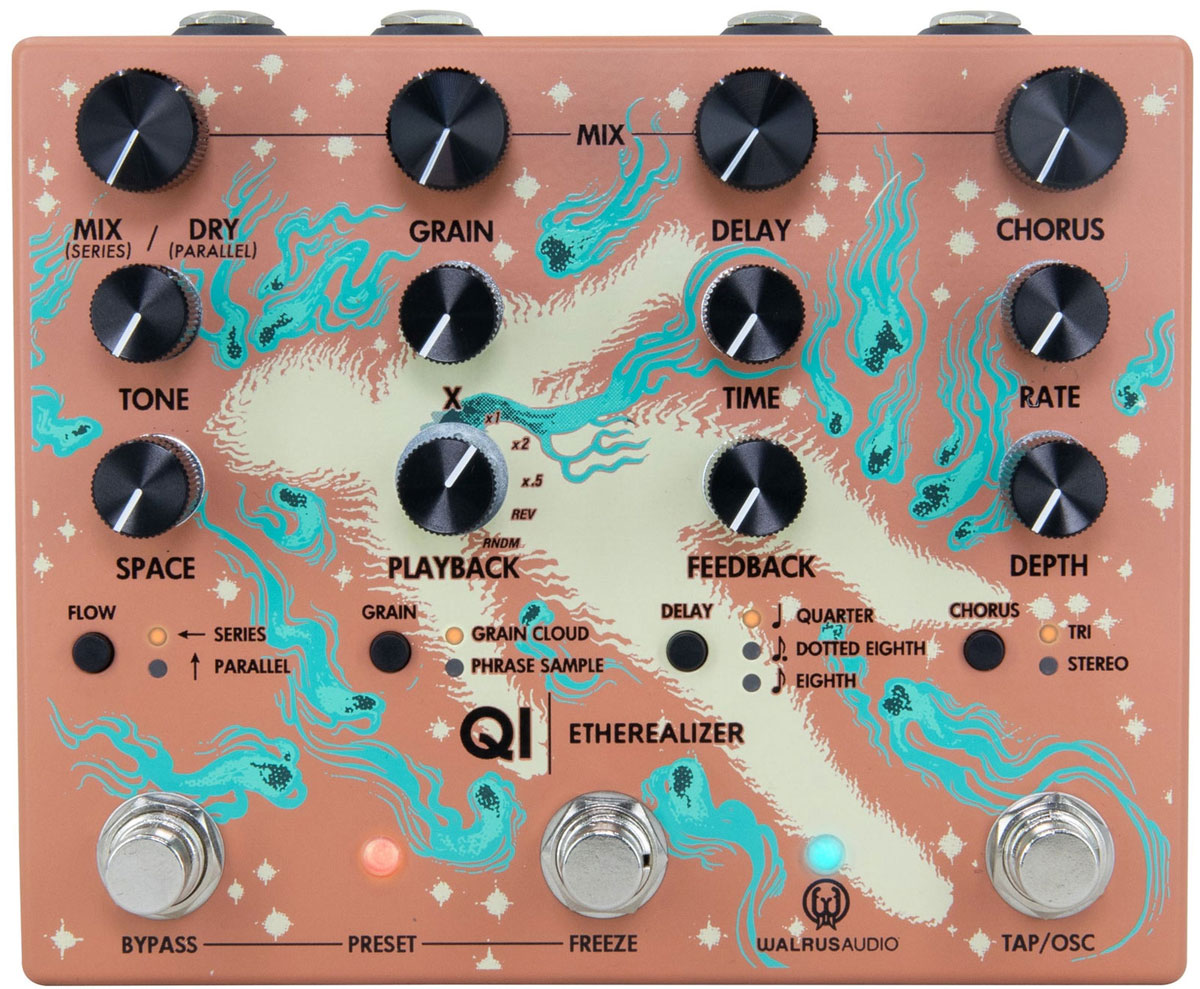 Qi Etherealizer Terracotta - Reverb Delay Chorus Granular Effect