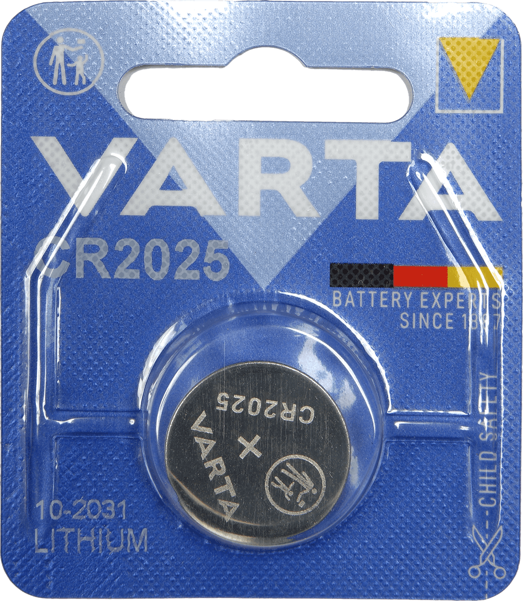 CR2025 LITHIUM BATTERY (BLISTER PACK OF 1)
