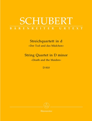 Schubert F. - Quartetto d'archi "La morte e la fanciulla" in re minore D 810