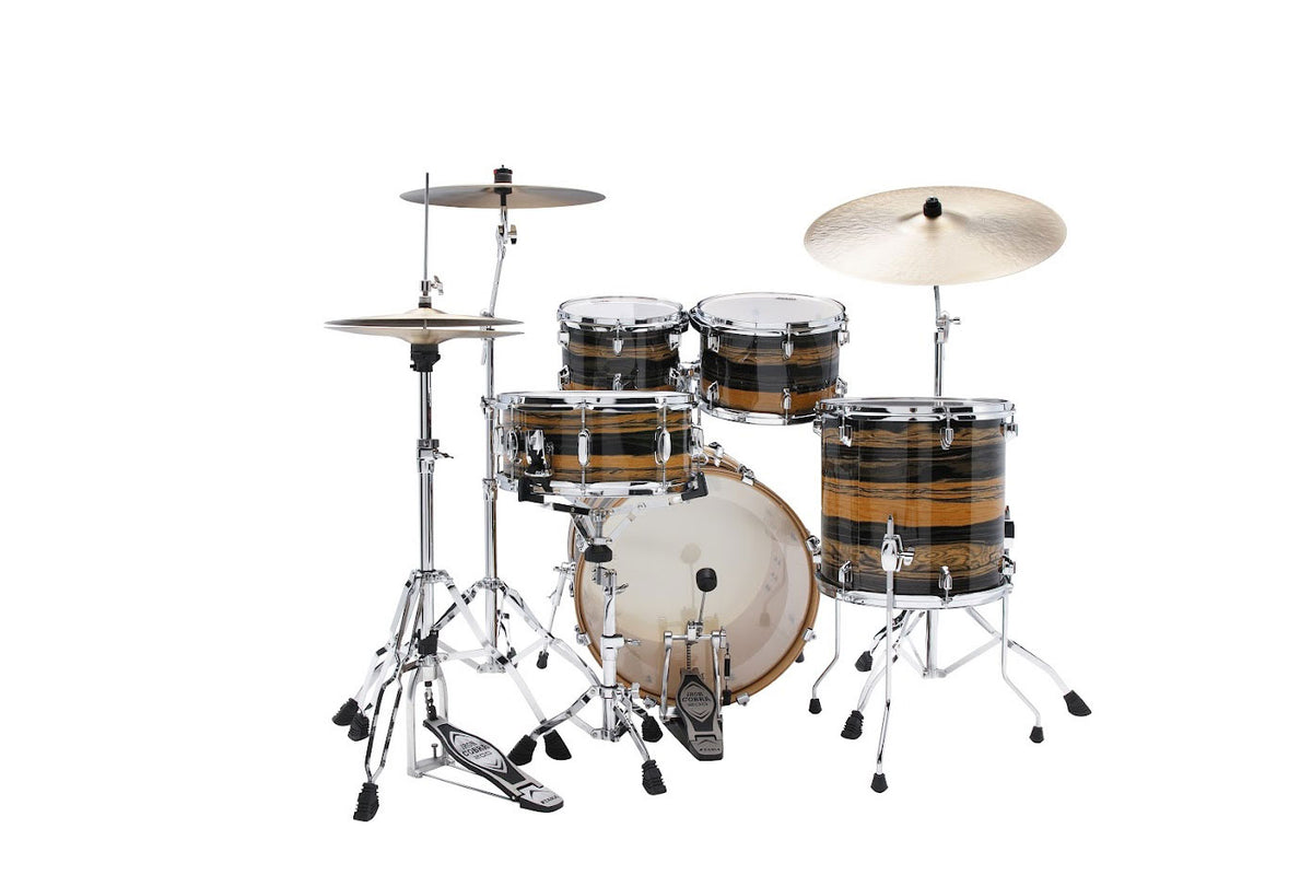 SUPERSTAR CLASSIC FUSION 20 DRUM KIT NATURAL EBONY TIGER WRAP