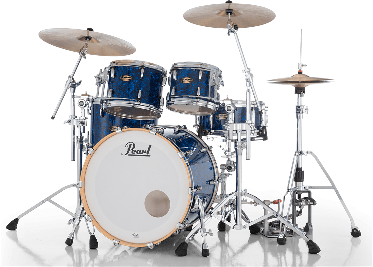 Masters Maple Gum Stage 22 GYROLOCK-l Abalone Blu