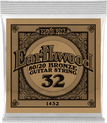 .032 EARTHWOOD 80/20 BRONZE ACOUSTIC GUITAR STRINGS