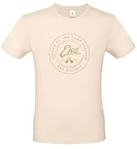 "S" T-Shirt Logo Eko - Bianco Crema